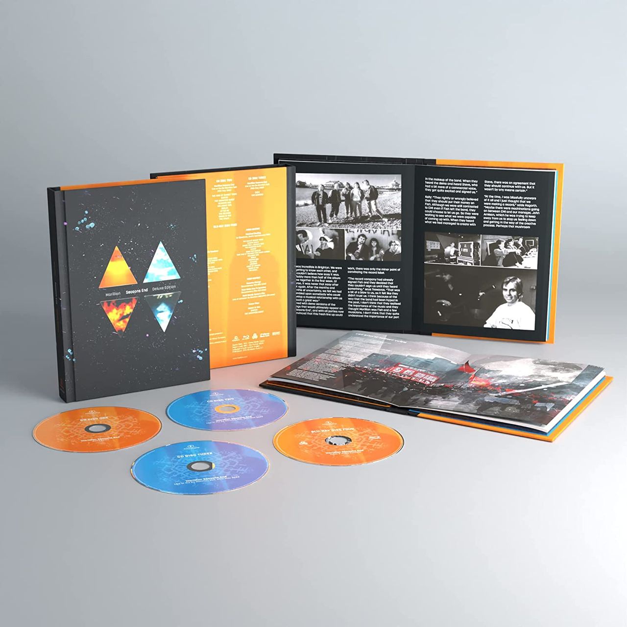Marillion Seasons End: Deluxe Edition Blu-Ray Sealed UK 3-CD set — 