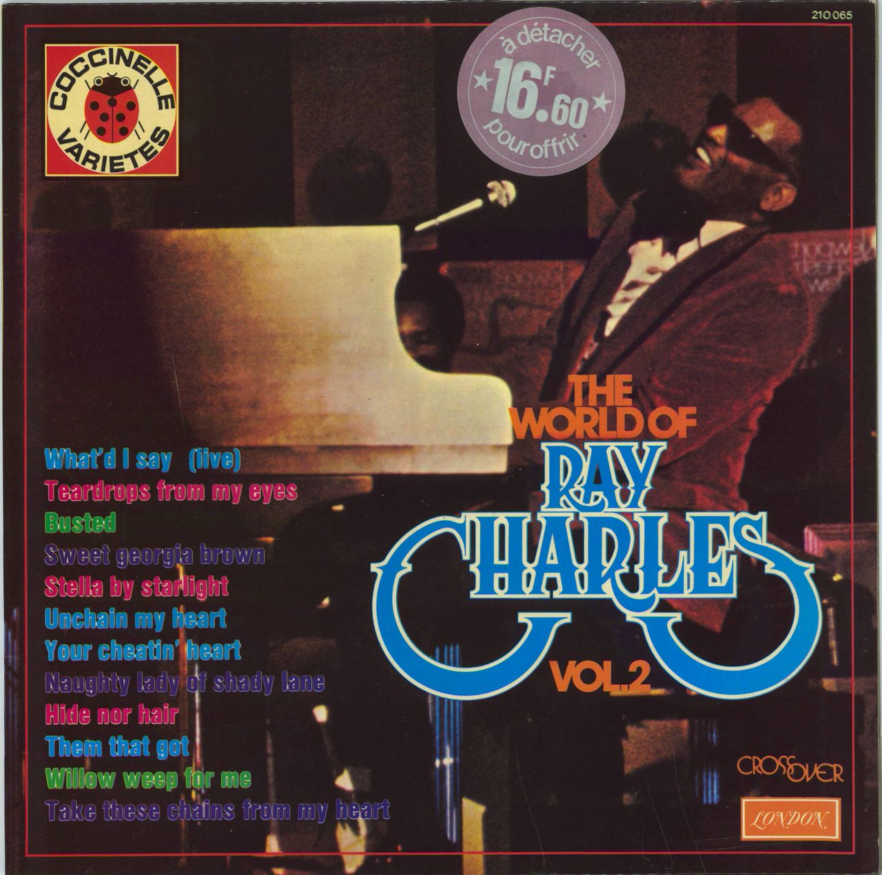 film jury Forøge Ray Charles The World Of Ray Charles (Vol.2) French Vinyl LP — RareVinyl.com