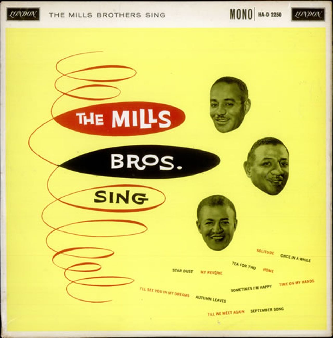 slutpunkt opnå fotografering The Mills Brothers The Mills Brothers Sing UK Vinyl LP — RareVinyl.com