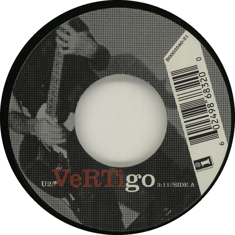 U2 Vertigo US 7" vinyl single (7 inch record / 45) B0003580-21