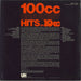 10cc 100cc: Greatest Hits Of 10cc - 1st UK vinyl LP album (LP record) *NO BARCODE!*