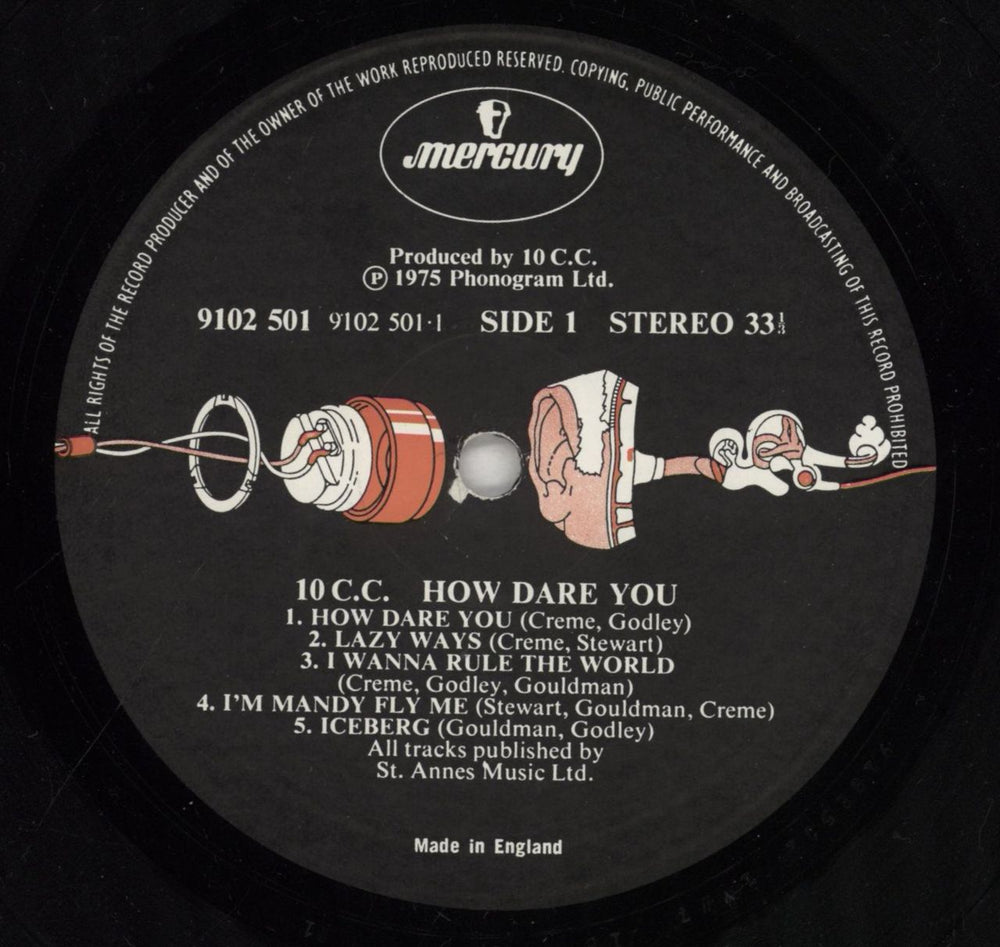 10cc How Dare You! UK vinyl LP album (LP record) 10CLPHO171426