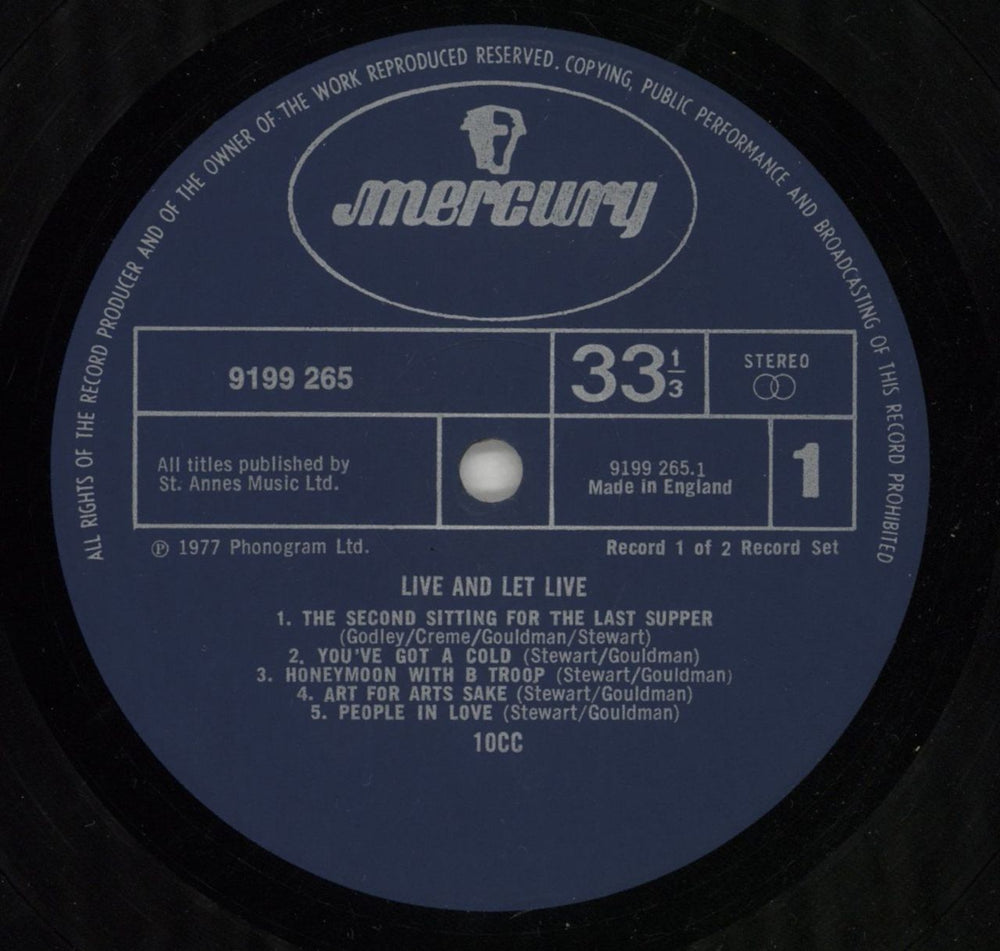 10cc Live And Let Live - EX UK 2-LP vinyl record set (Double LP Album) 10C2LLI171428