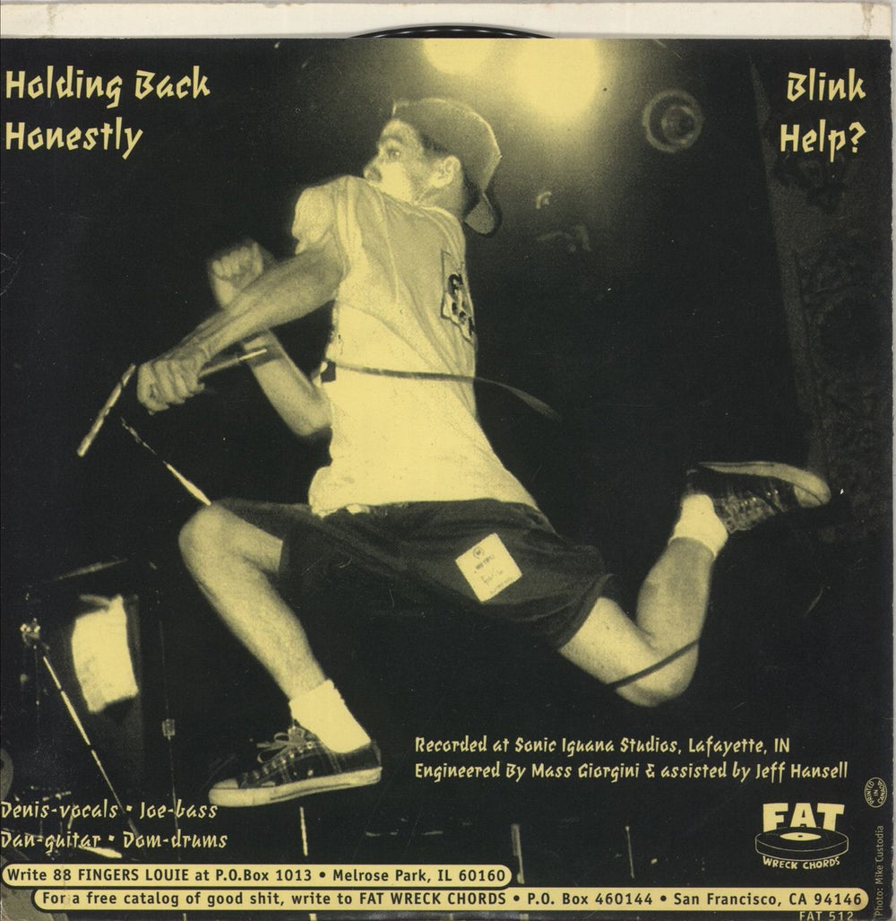 88 Fingers Louie Wanted US 7" vinyl single (7 inch record / 45)