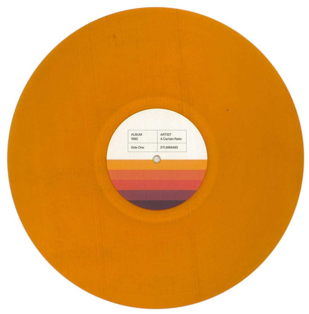 A Certain Ratio 1982 - Orange Vinyl UK vinyl LP album (LP record) CTRLPOR855774