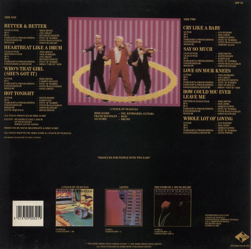 A Flock Of Seagulls Dream Come True UK vinyl LP album (LP record) 5013705003219