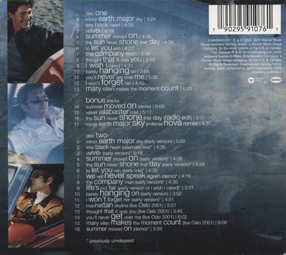 A-Ha Minor Earth / Major Sky - Deluxe Edition UK 2 CD album set (Double CD) 190295910761