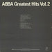 Abba Greatest Hits Vol. 2 UK vinyl LP album (LP record)