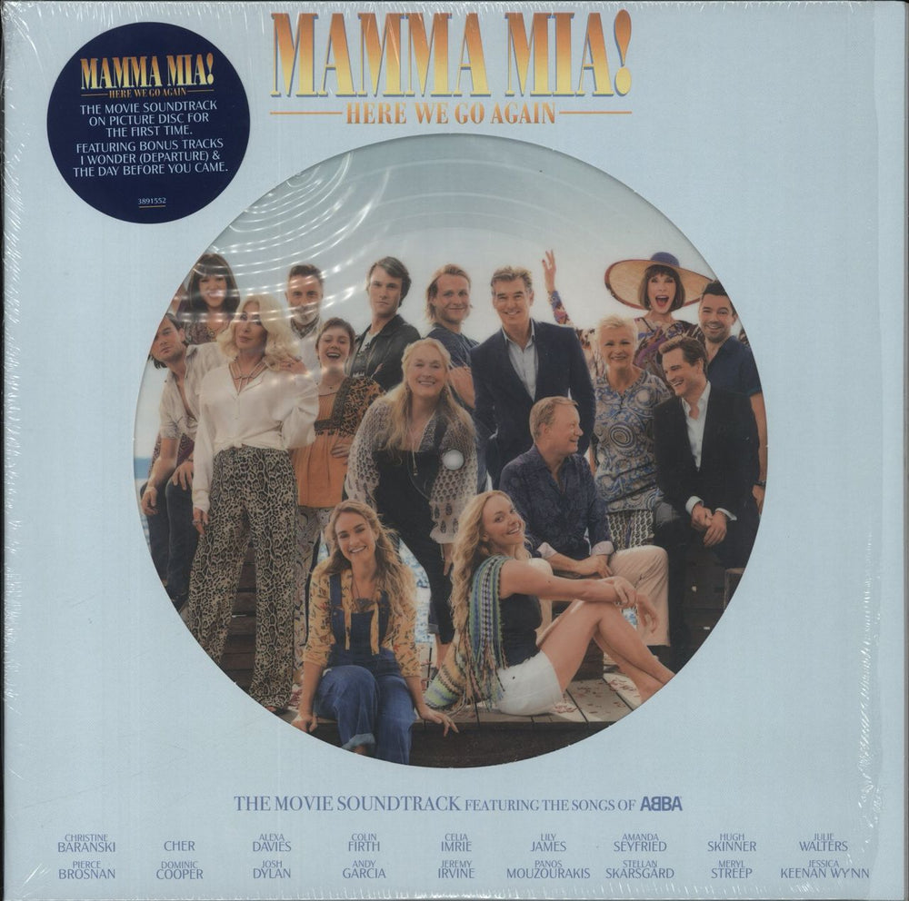 Abba Mamma Mia! Here We Go Again - Picture Disc (OST) UK picture disc LP (vinyl picture disc album) 3891552