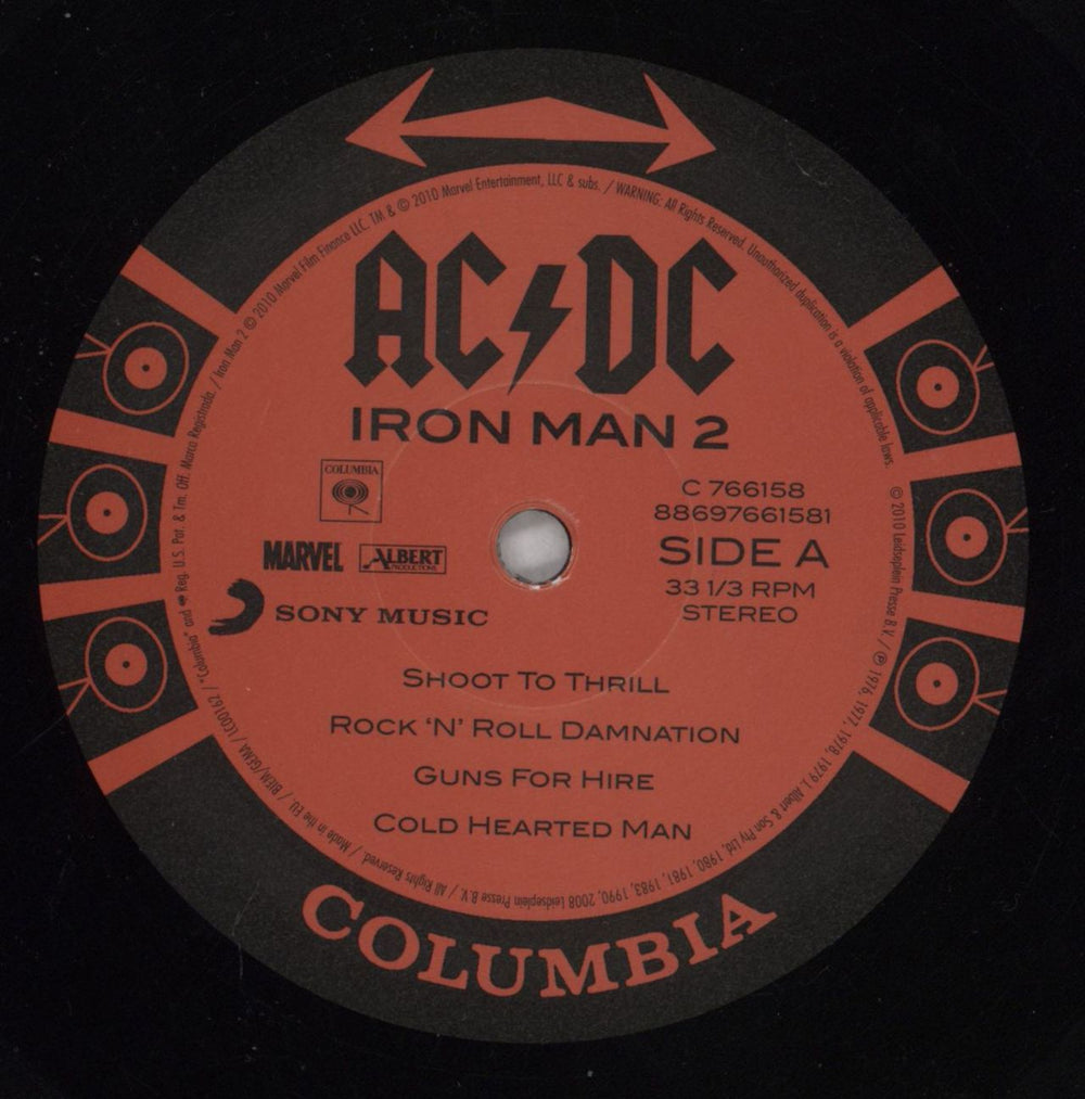 AC/DC Iron Man 2 + Opened Shrink UK 2-LP vinyl record set (Double LP Album) ACD2LIR825336