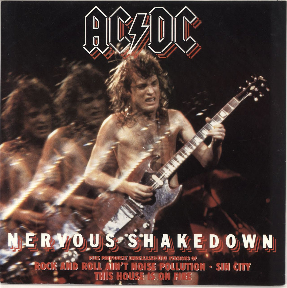 AC/DC Nervous Shakedown UK 12" vinyl single (12 inch record / Maxi-single) A9651T