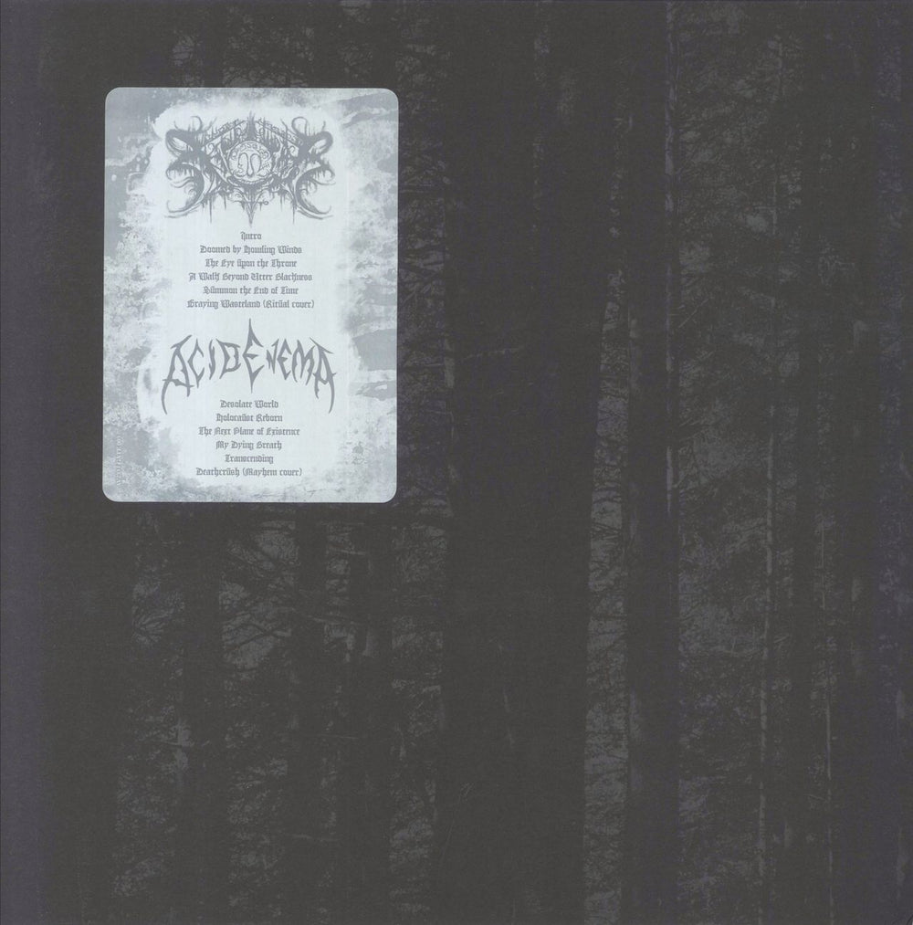 Acid Enema Xasthur / Acid Enema Italian vinyl LP album (LP record) AV233