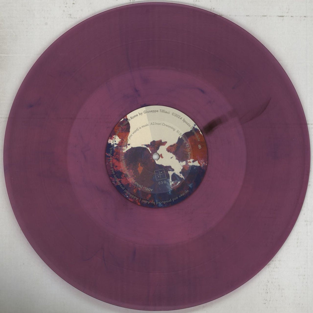 Adiel [What You Want] Is Music EP - Clear Pink Marble Vinyl Dutch 12" vinyl single (12 inch record / Maxi-single) 78612WH851478