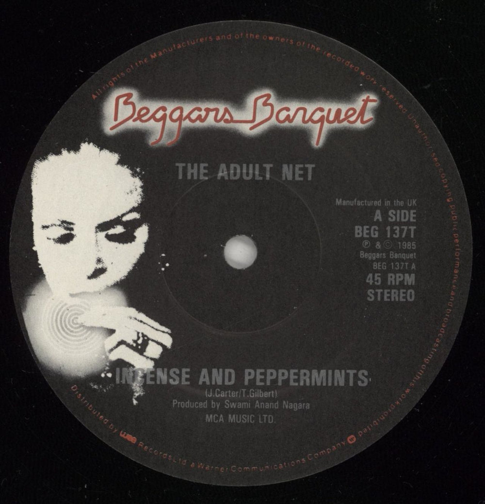 Adult Net Incense And Peppermints UK 12" vinyl single (12 inch record / Maxi-single) ADN12IN285043
