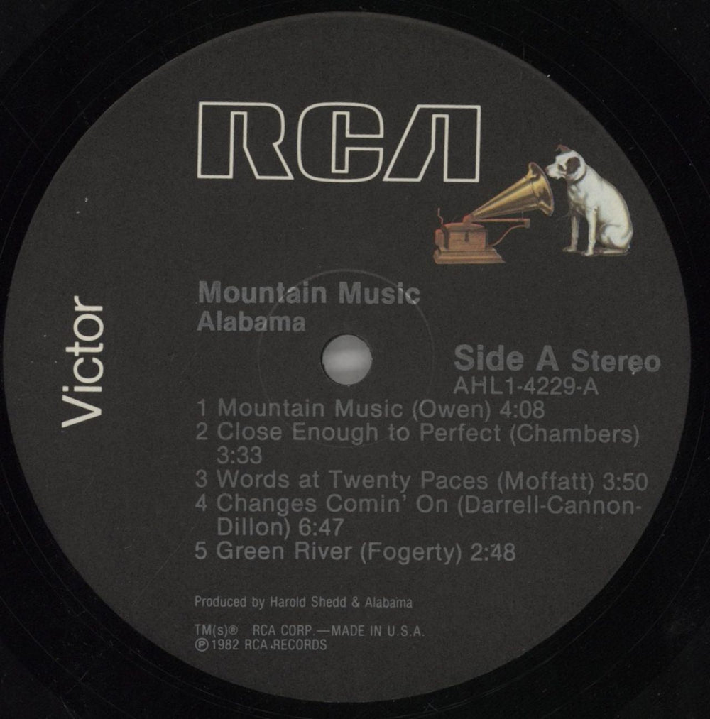 Alabama Mountain Music US vinyl LP album (LP record) AI2LPMO858816
