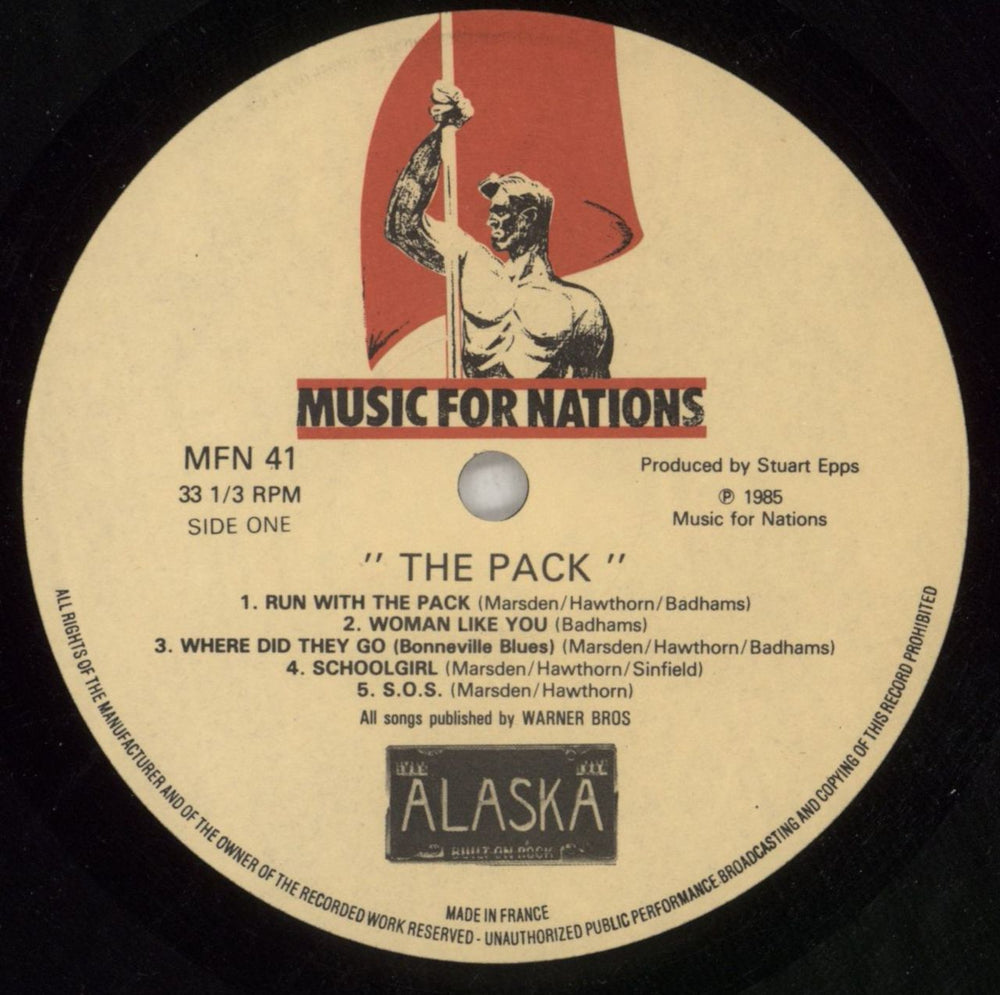 Alaska (UK) The Pack UK vinyl LP album (LP record) A7ZLPTH577436