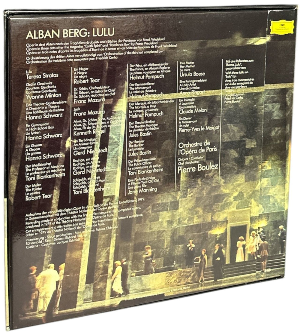 Alban Berg Lulu German Vinyl Box Set