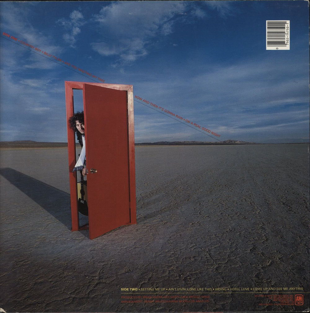 Albert Lee Hiding US vinyl LP album (LP record)