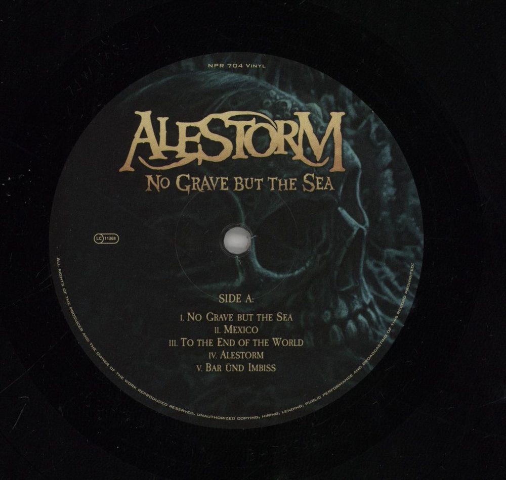 Alestorm No Grave But The Sea US vinyl LP album (LP record) QMGLPNO861086