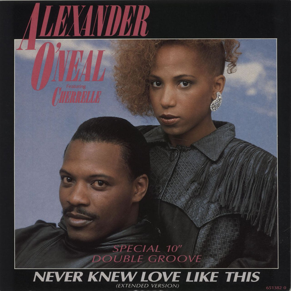 Alexander O'Neal Never Knew Love Like This UK 10" vinyl single (10 inch record) 6513820