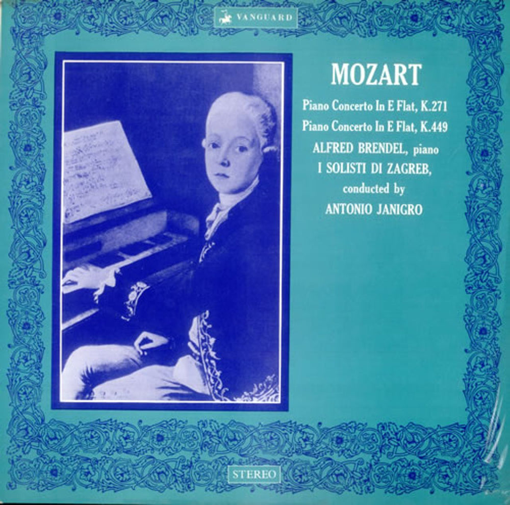 Alfred Brendel Mozart: Piano Concerto in E-flat & Concerto in E-flat UK vinyl LP album (LP record) VSL11067
