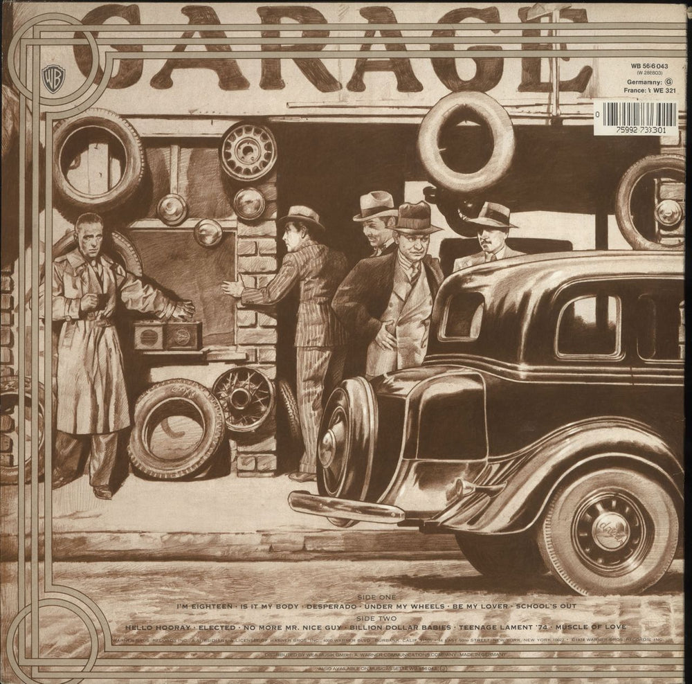 Alice Cooper Greatest Hits German vinyl LP album (LP record)