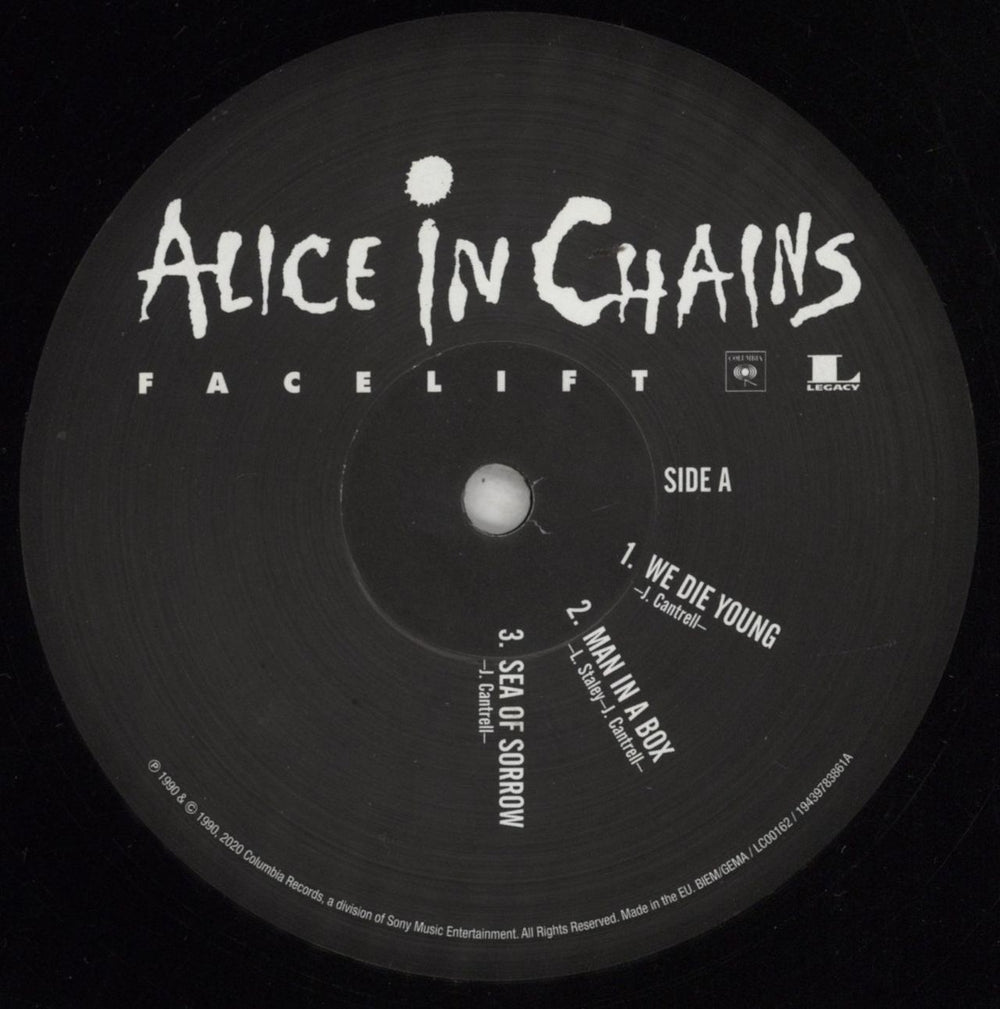 Alice In Chains Facelift - Remastered UK 2-LP vinyl record set (Double LP Album) AIC2LFA856948