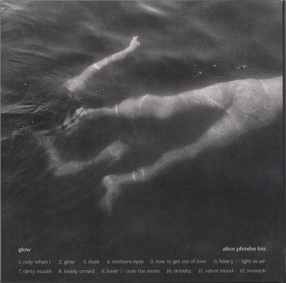 Alice Phoebe Lou Glow - Autographed UK vinyl LP album (LP record)