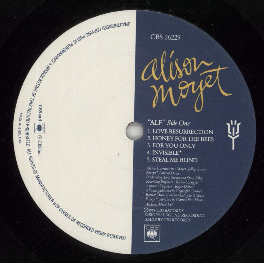 Alison Moyet Alf - Shrinkwrapped Sleeve UK vinyl LP album (LP record) MOYLPAL867578