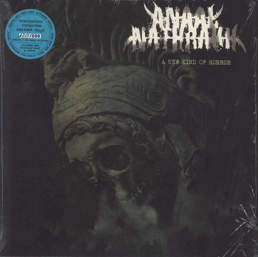 Anaal Nathrakh A New Kind Of Horror - Turquoise Transparent Marbled US vinyl LP album (LP record) 3984-15602-1