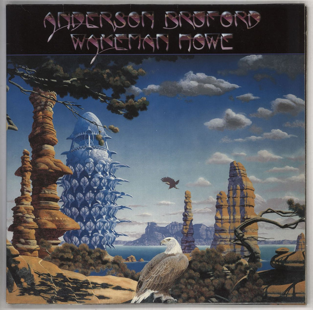 Anderson Bruford Wakeman Howe Anderson Bruford Wakeman Howe - Gatefold - EX German vinyl LP album (LP record) 209970