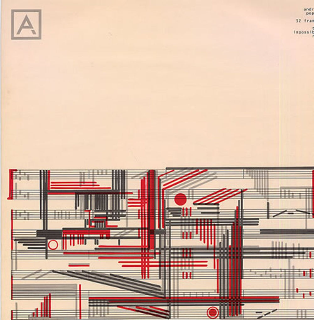 Andrew Poppy 32 Frames UK 12" vinyl single (12 inch record / Maxi-single) ZTIS200