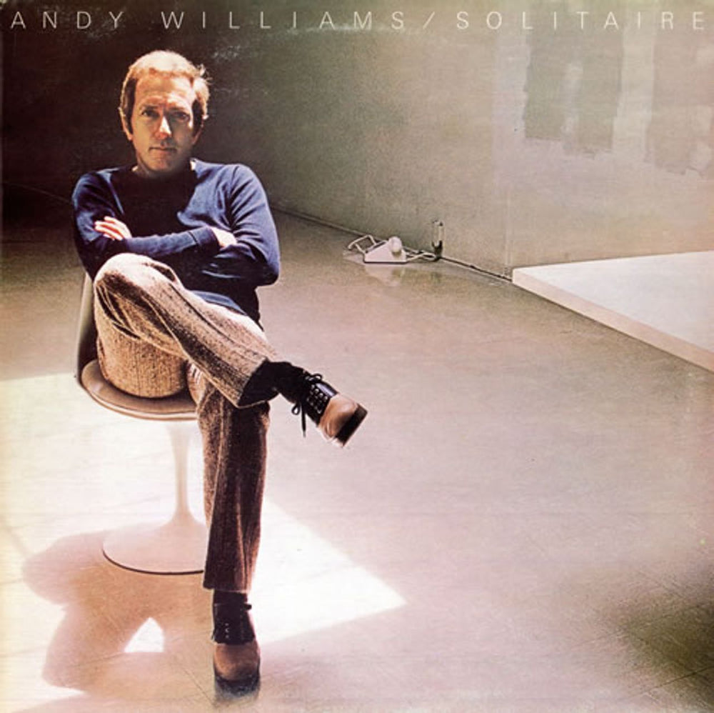 Andy Williams Solitaire UK vinyl LP album (LP record) 65638