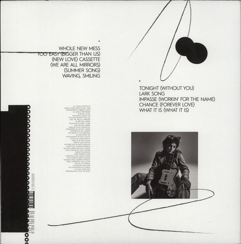 Angel Olsen Whole New Mess UK vinyl LP album (LP record) 656605235417