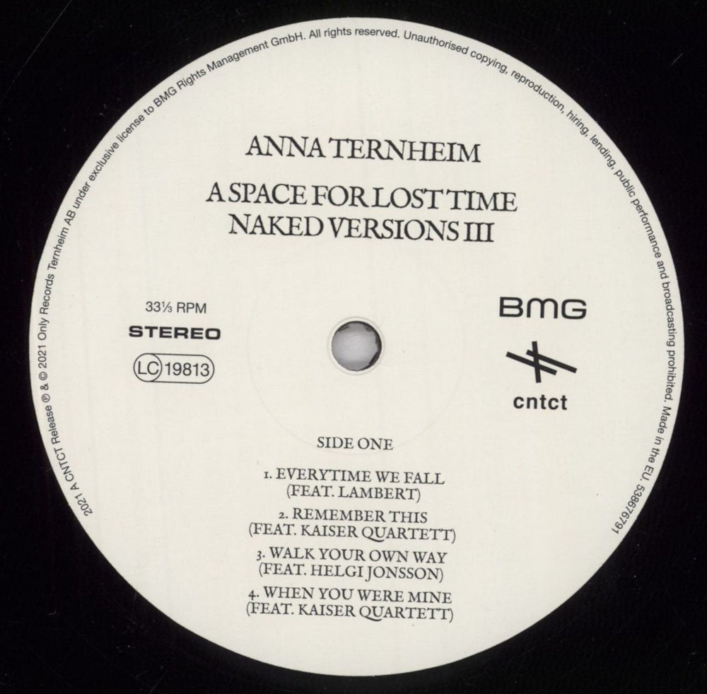 Anna Ternheim A Space For Lost Time UK 2-LP vinyl record set (Double LP Album) 6402LAS832472