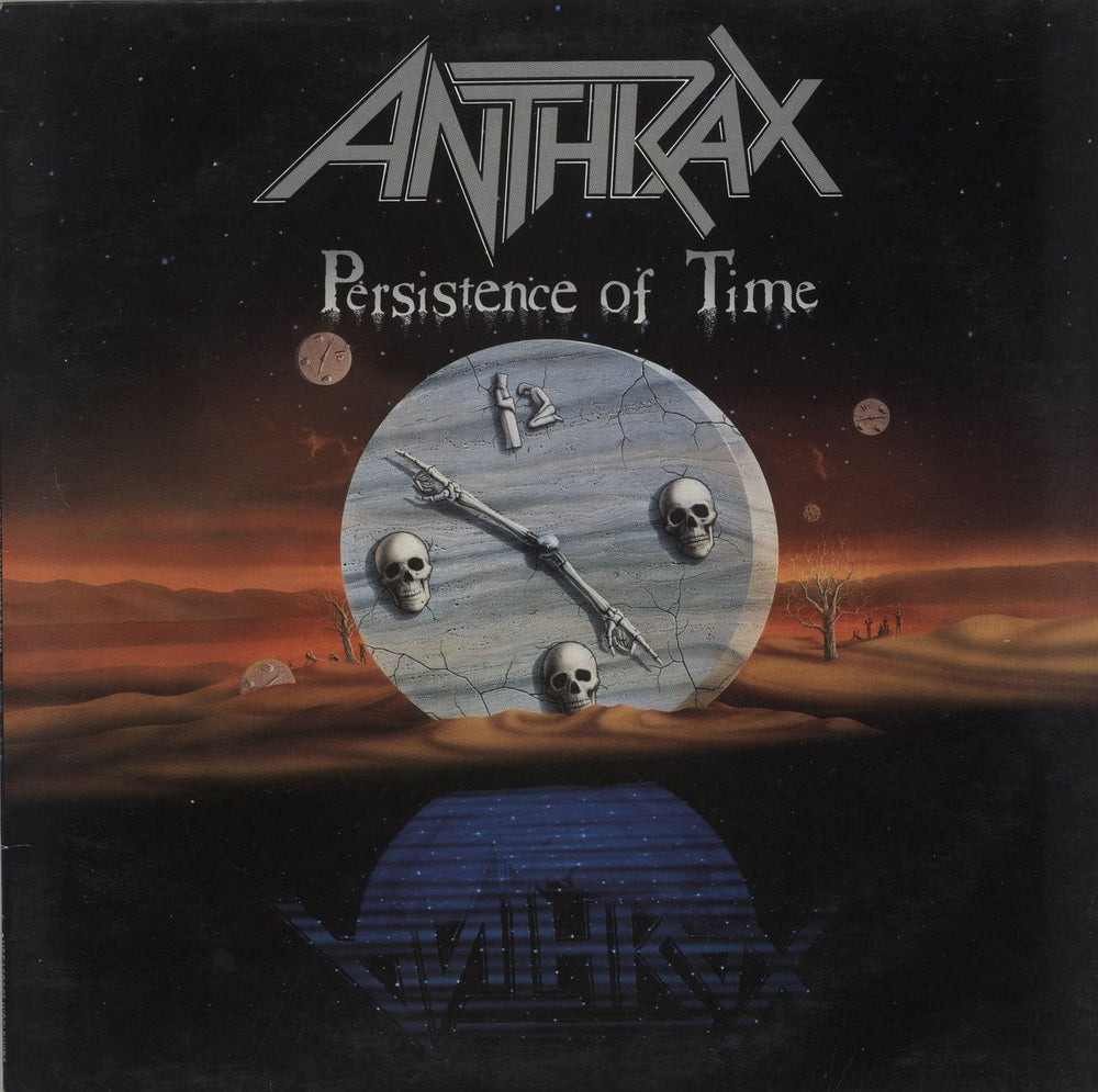 Anthrax Persistence Of Time - VG UK vinyl LP album (LP record) ILPS9967