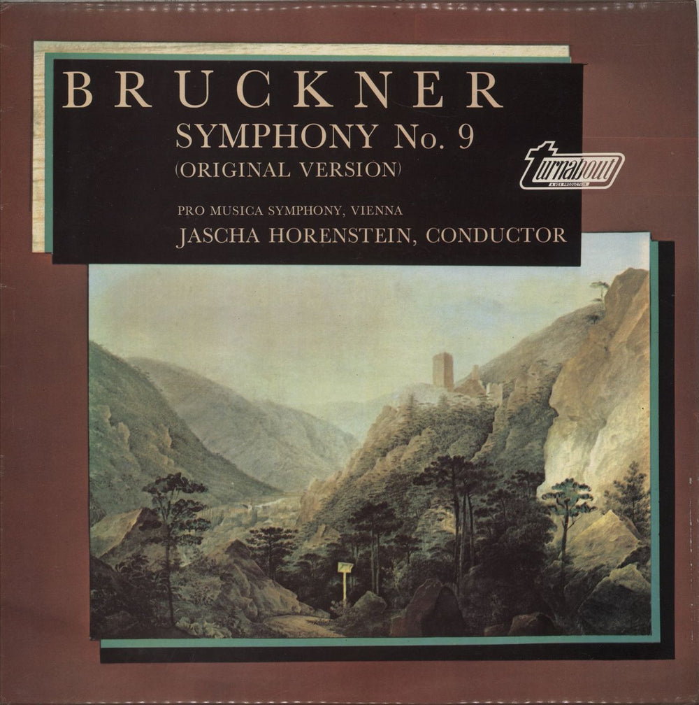 Anton Bruckner Bruckner: Symphony No. 9 (Original Version) UK vinyl LP album (LP record) TV34356S