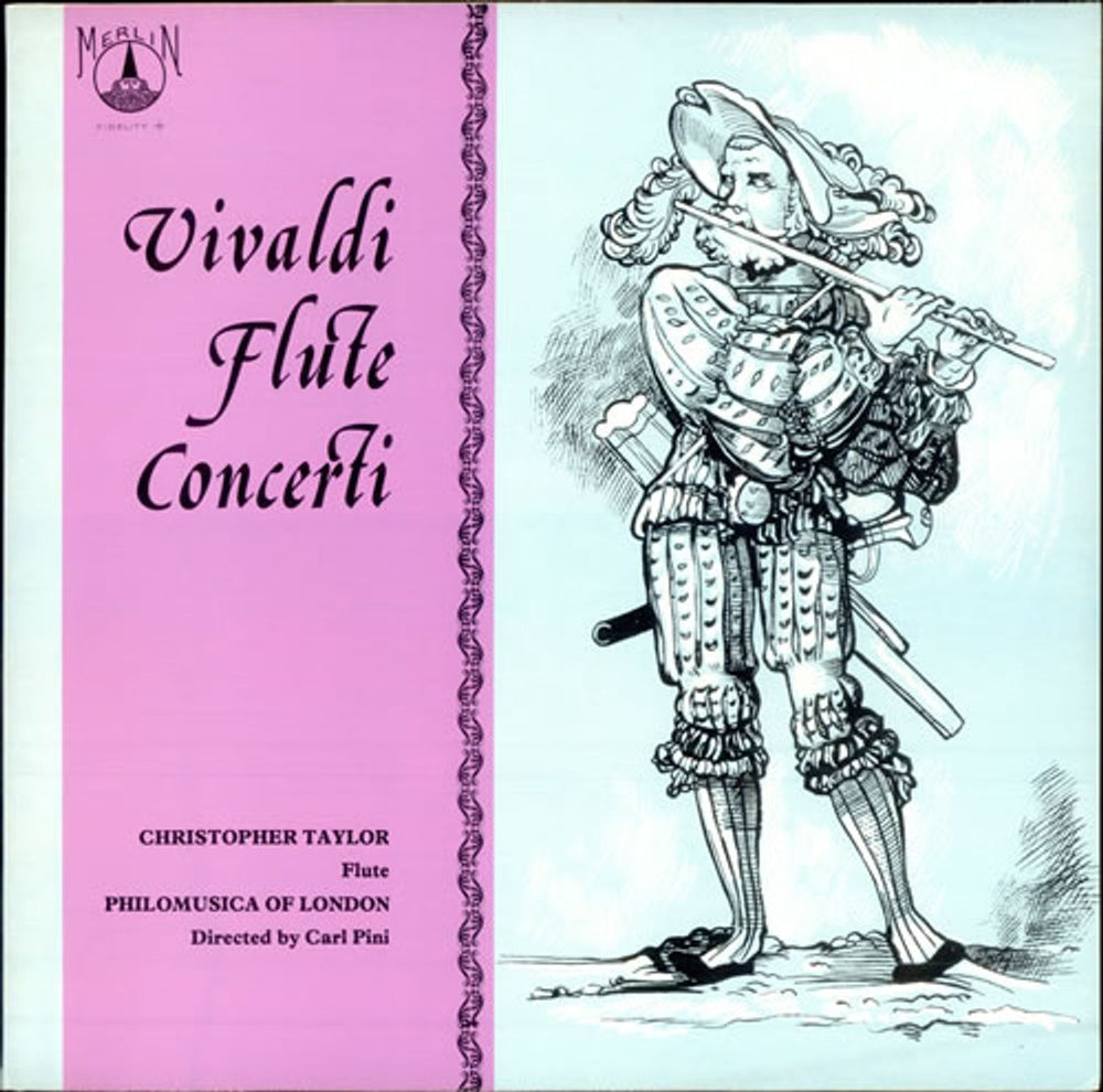 Antonio Vivaldi Flute Concerti German vinyl LP album (LP record) MRF78101