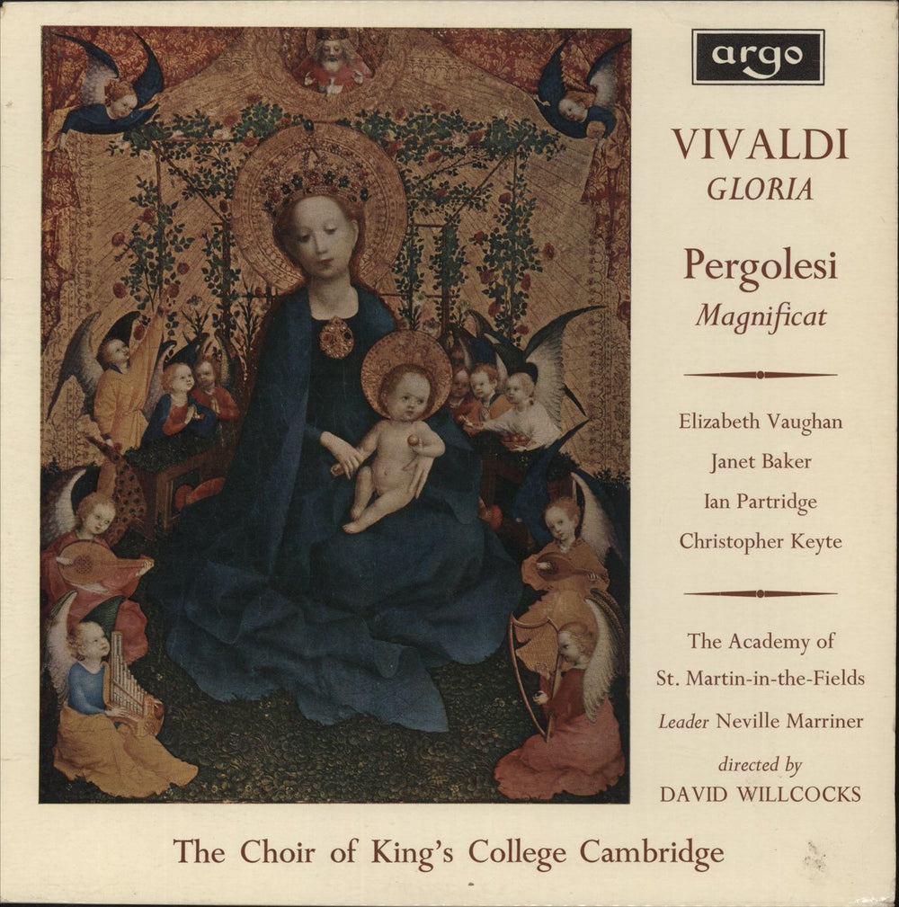 Antonio Vivaldi Gloria / Magnificat UK vinyl LP album (LP record) RG505