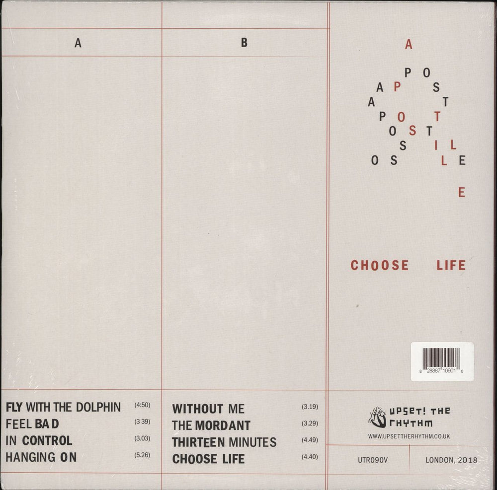 Apostille Choose Life - Transparent Red Vinyl - Sealed UK vinyl LP album (LP record) 828887109018