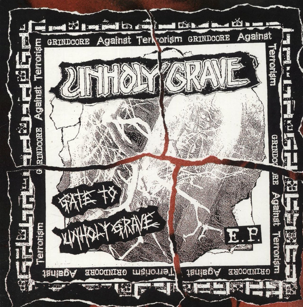 Archagathus Sick Life / Gate To Unholy Grave E.P. - Grey Marble Vinyl US 7" vinyl single (7 inch record / 45)