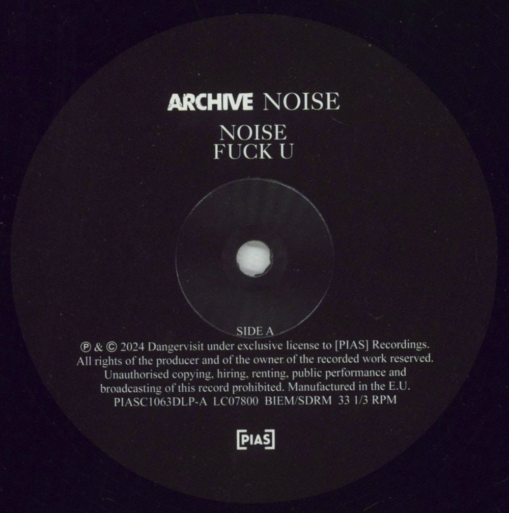 Archive Noise UK 2-LP vinyl record set (Double LP Album) IVE2LNO855583