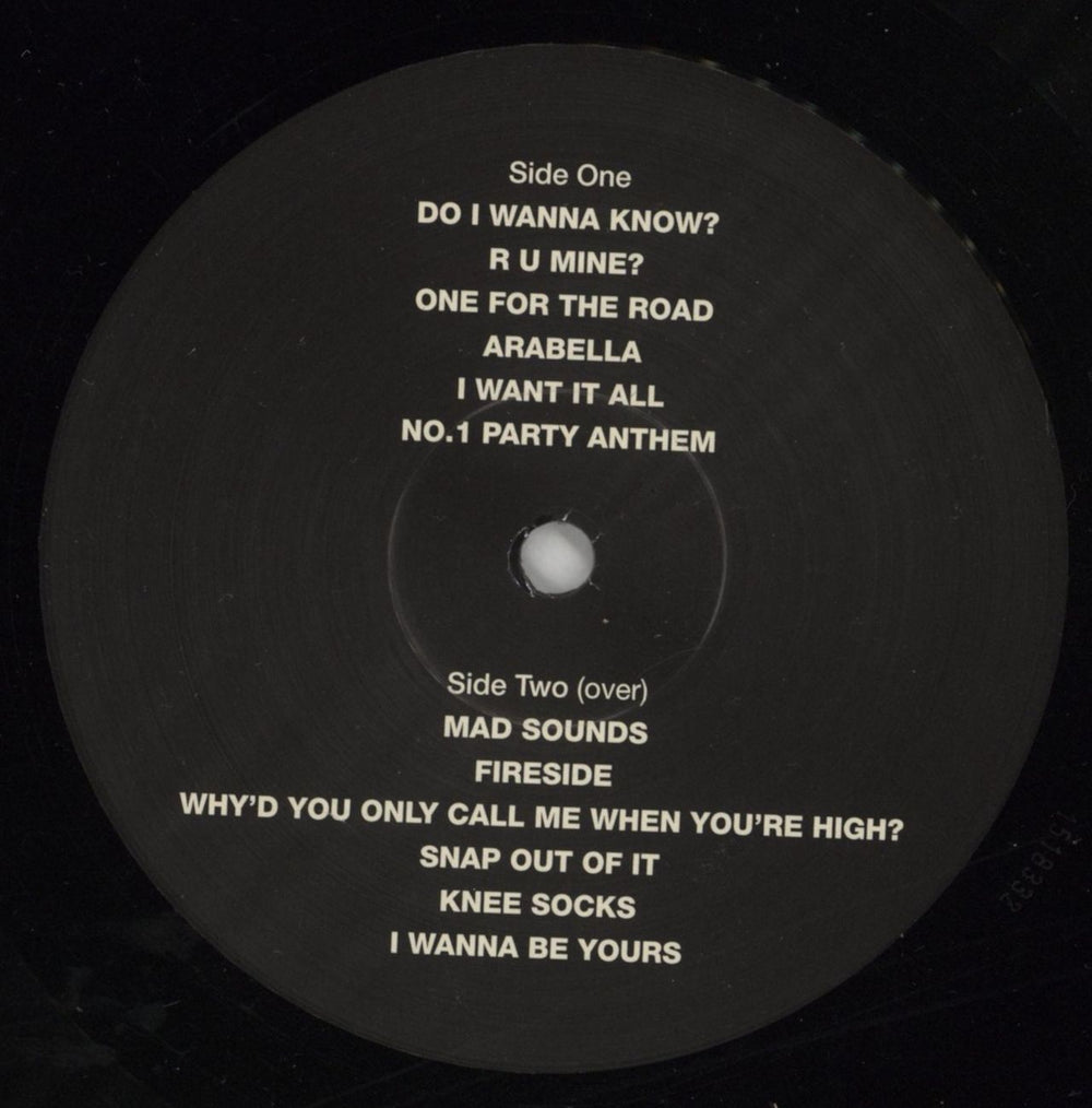 Arctic Monkeys AM UK vinyl LP album (LP record) MEOLPAM864869