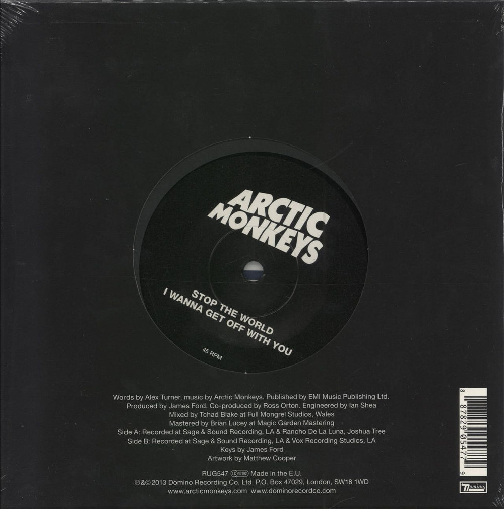 Arctic Monkeys Why'd You Only Call Me - Sealed UK 7" vinyl single (7 inch record / 45) 887829054779