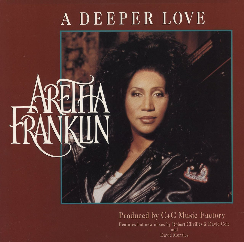 Aretha Franklin A Deeper Love UK 12" vinyl single (12 inch record / Maxi-single) 07822-12651-1