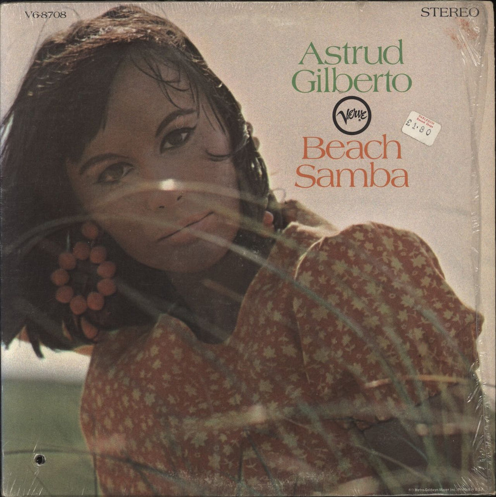 Astrud Gilberto Beach Samba US vinyl LP album (LP record) V6/8708