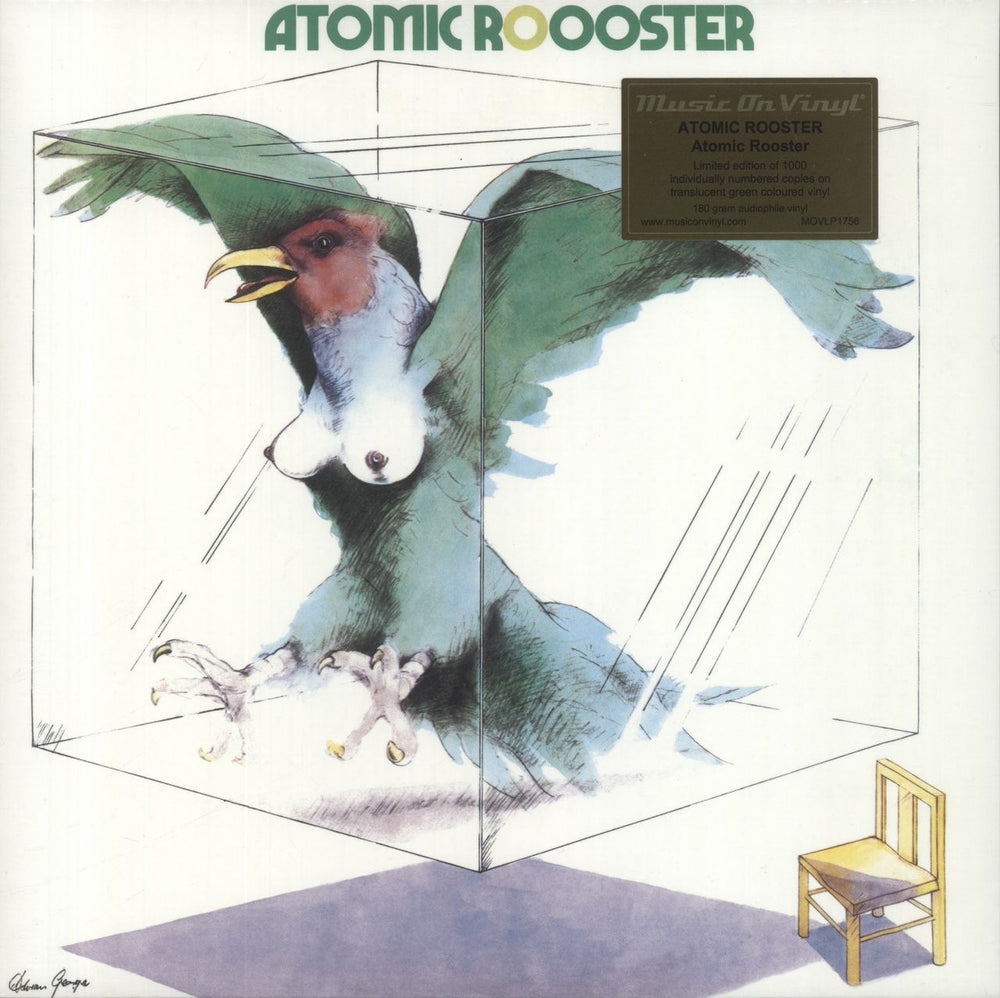 Atomic Rooster Atomic Rooster - 180gm Green Vinyl UK vinyl LP album (LP record) MOVLP1756