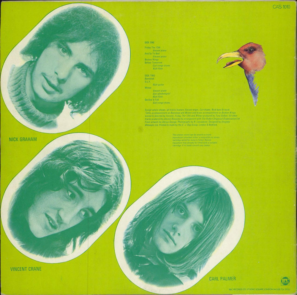 Atomic Rooster Atomic Rooster - 2nd UK vinyl LP album (LP record)