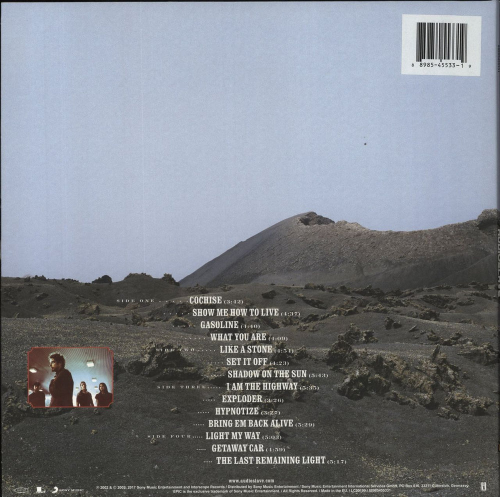 Audioslave Audioslave UK 2-LP vinyl record set (Double LP Album) 889854553319