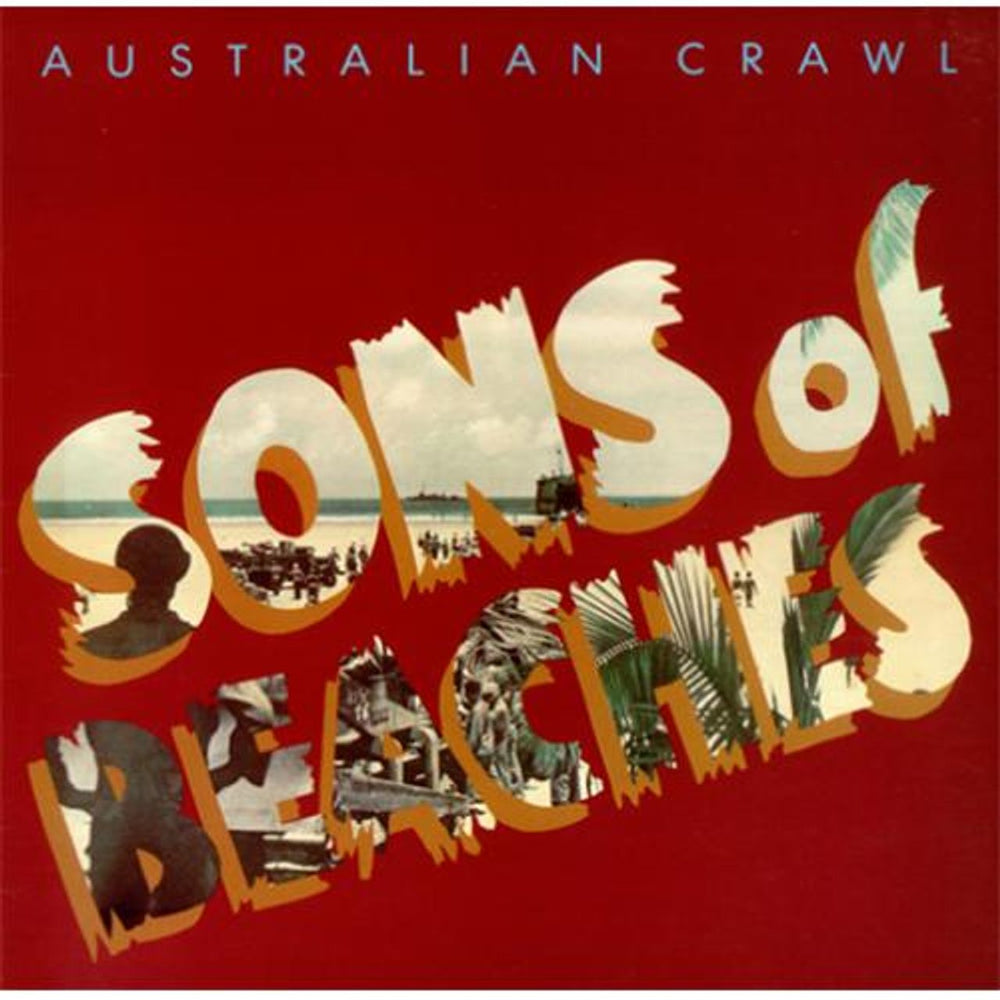 Australian Crawl Sons Of Beaches Australian vinyl LP album (LP record) EMX113